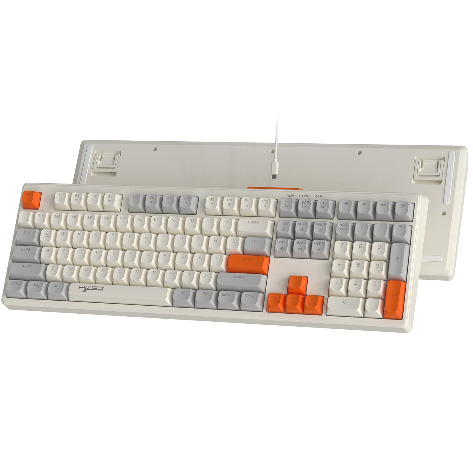 Amazon | MAMBASNAKE 有線 108 キーフルサイズ RGB レインボー バック